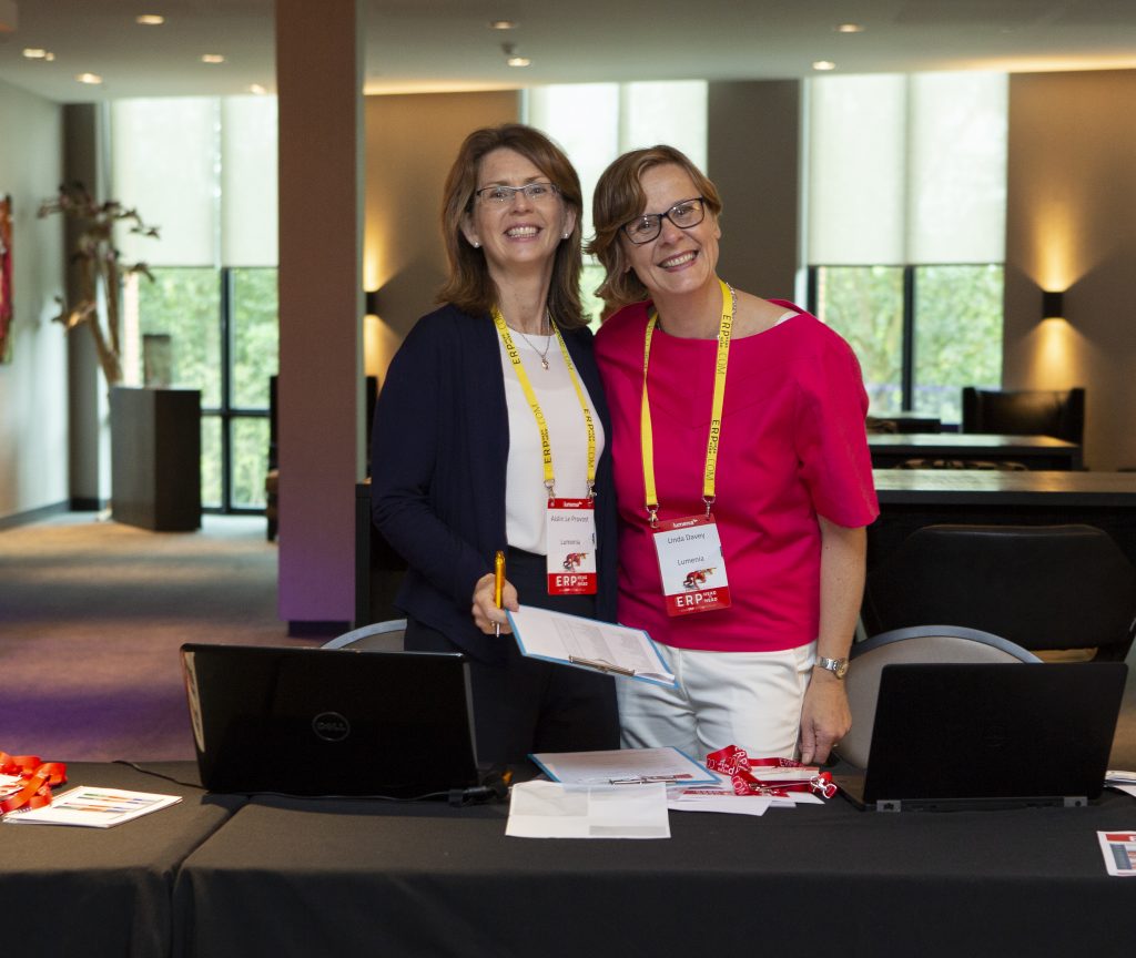 Lumenia Marketing team at the Lumenia ERP HEADtoHEAD event, The Netherlands 2018
