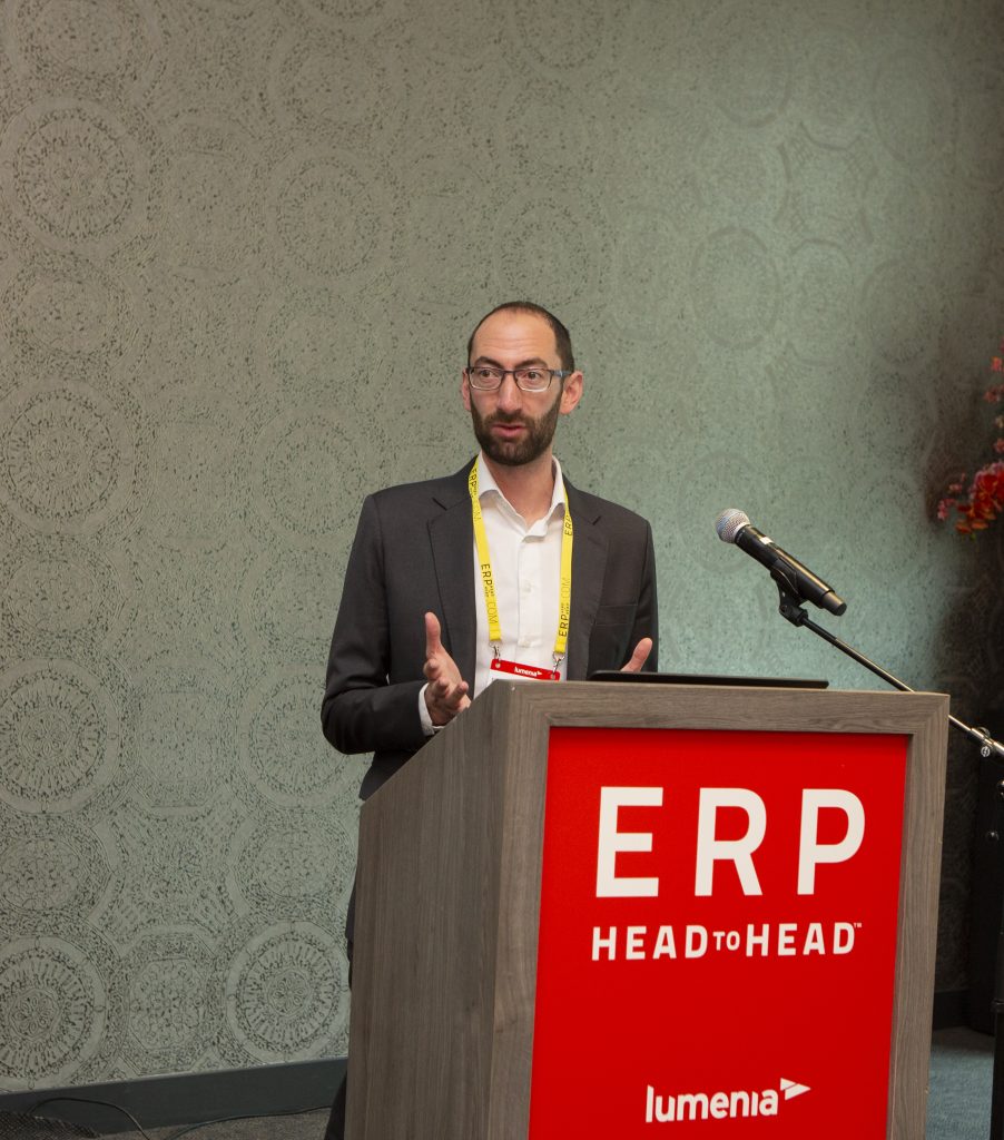 Lumenia welcome at the Lumenia ERP HEADtoHEAD event, The Netherlands 2018