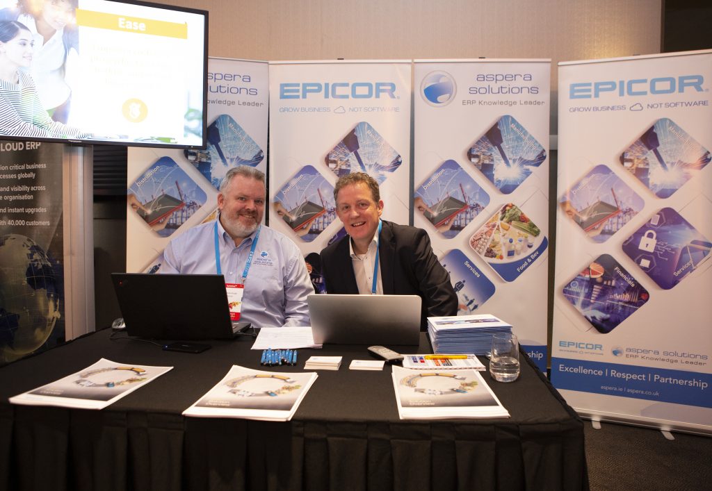Epicor from Aspera Solutions at the Lumenia ERP HEADtoHEAD event, The Netherlands 2019