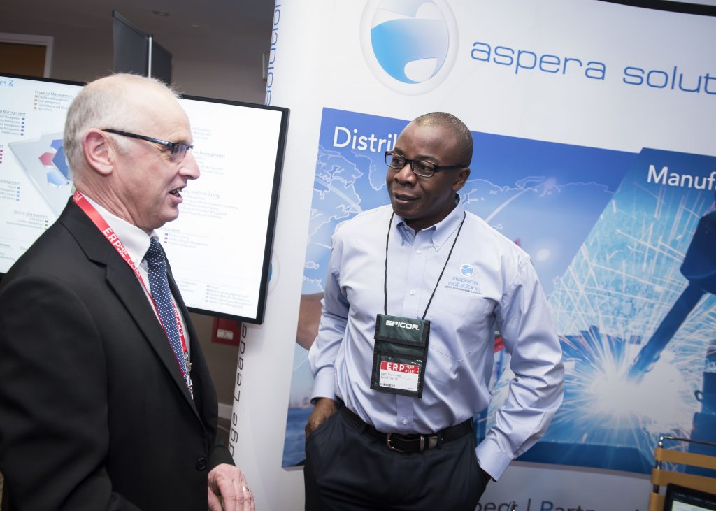 Aspera Solutions at the Lumenia ERP HEADtoHEAD event, UK 2017