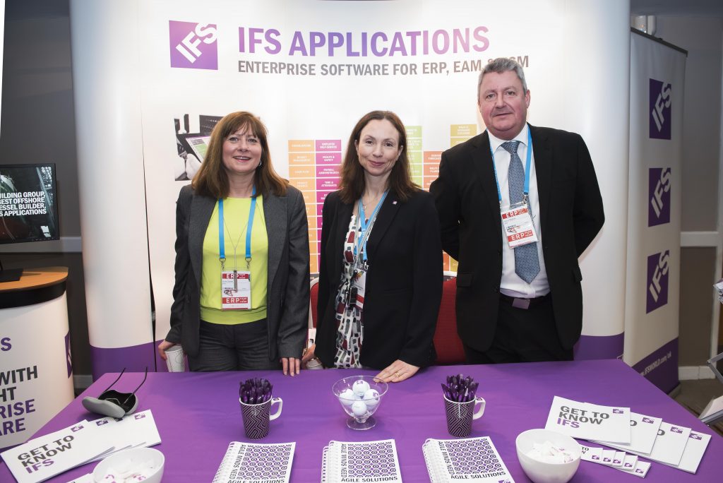 IFS team at the Lumenia ERP HEADtoHEAD event, UK 2017