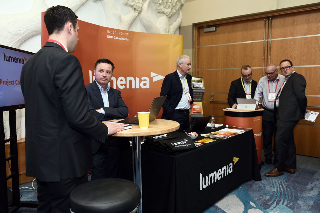 ERP discussions at the Lumenia ERP HEADtoHEAD event, Ireland 2018
