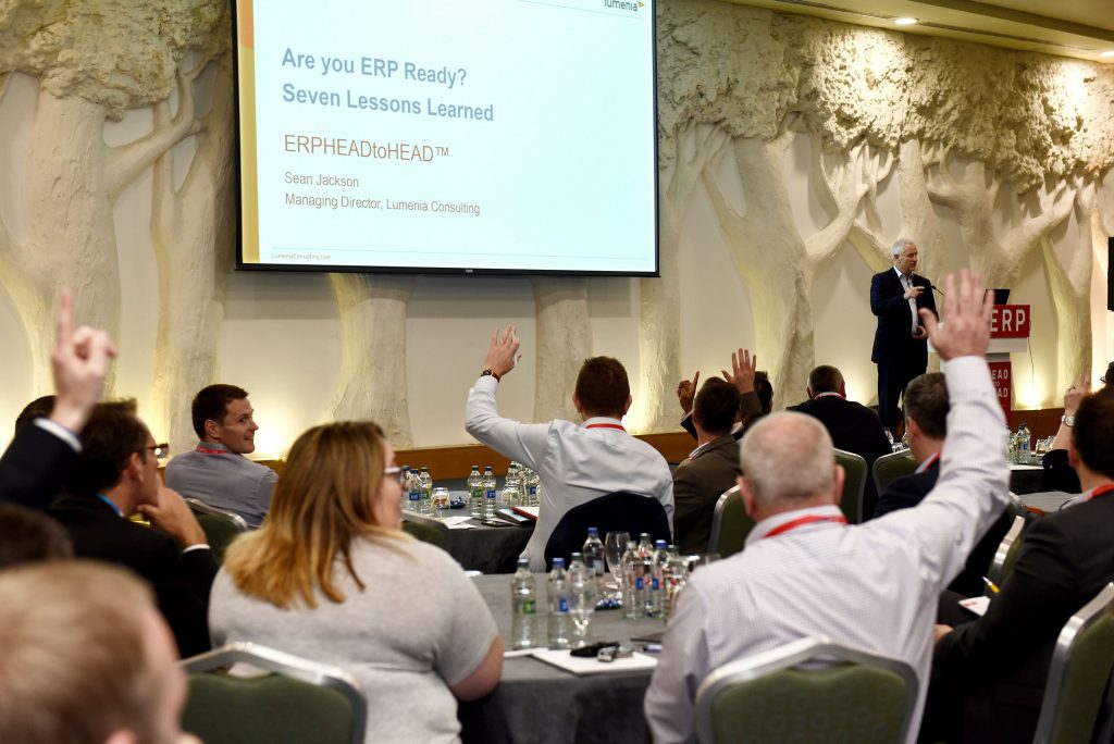 Keynote Presentation by Lumenia at the Lumenia ERP HEADtoHEAD event, Ireland 2018