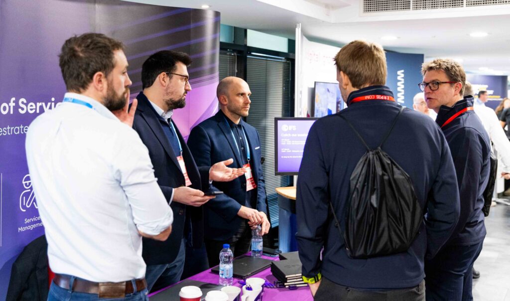 IFS stand at the ERP HEADtoHEAD event, UK 2024